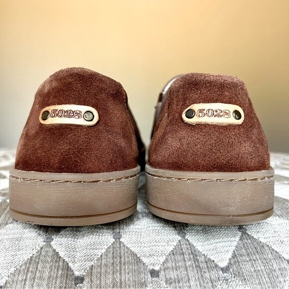 5028 Fifty-Twenty Eight Brown Glen Plaid Leather Slip On Shoes Men’s EU 40 US 7 - Picture 11 of 15